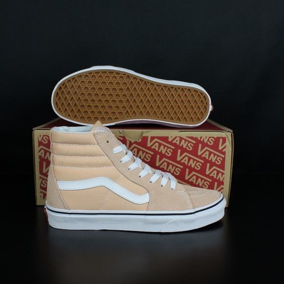Vans Shoes - Vans Womens Bleached Apricot True White Sk8-Hi
